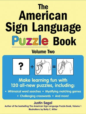 cover image of The American Sign Language Puzzle Book Volume 2